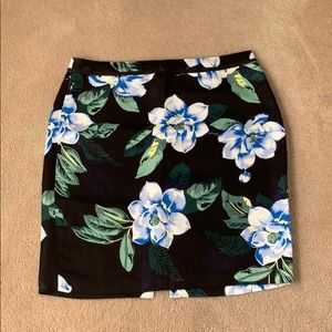 Banana Republic Floral Pencil Skirt
